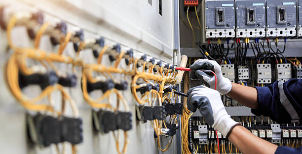 Professional Electrician technician working in Lake Tapps, WA